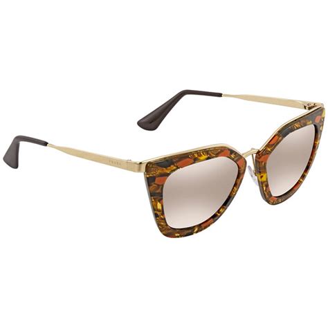 prada pr 53ss sunglasses|Prada Brown Gradient Grey Mirror Silver Cat Eye Ladies .